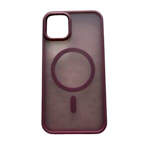 iPhone11 Supfine wine red matte military grade protection slim shockproof case